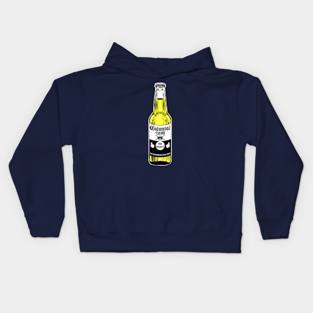 Colonialism No More Beer Kids Hoodie by chilangopride